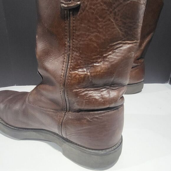 Santa Fe Men's Leather Oil Resistant Work Boots - Picture 11 of 14